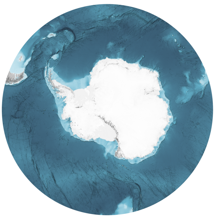 Imagery based on the IBCAO grid